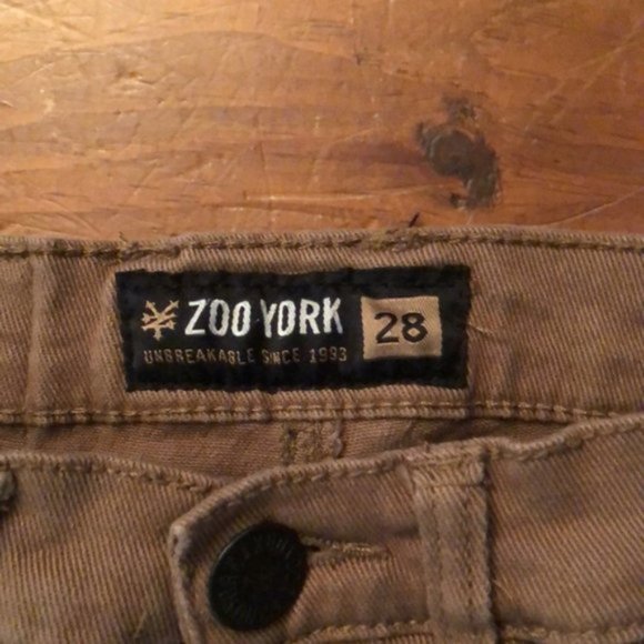 Zoo York Brown Jeans 28 Stretch Skinniest Pants - Picture 4 of 9